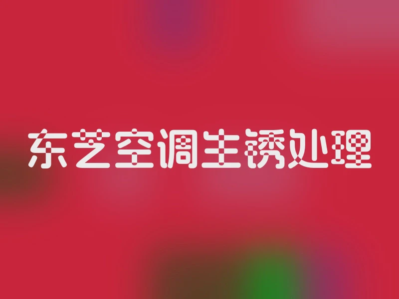 东芝空调生锈处理