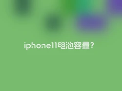iphone11电池容量？