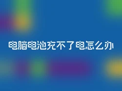 电脑电池充不了电怎么办