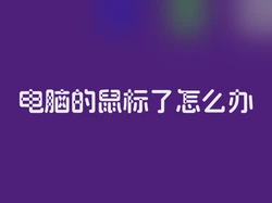 电脑的鼠标了怎么办