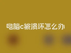 电脑c被损坏怎么办