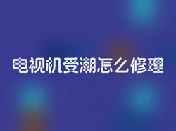 电视机受潮怎么修理