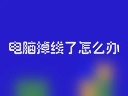 电脑掉线了怎么办